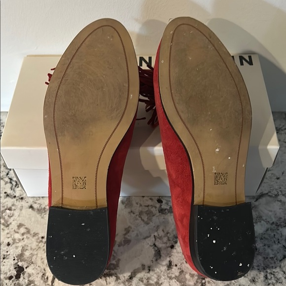 Anne Klein Red Flats with Tassel Details - Picture 5 of 6